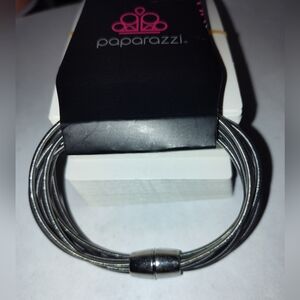 Paparazzi Silver Magnetic Bracelet